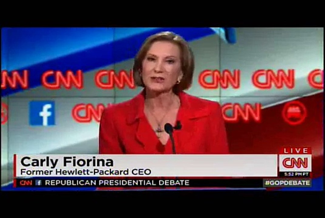 Carly Fiorina opening statement