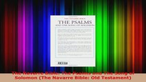 Download  The Navarre Bible The Psalms and The Song of Solomon The Navarre Bible Old Testament PDF Free