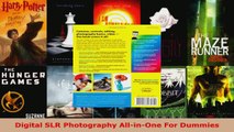 Read  Digital SLR Photography AllinOne For Dummies Ebook Free