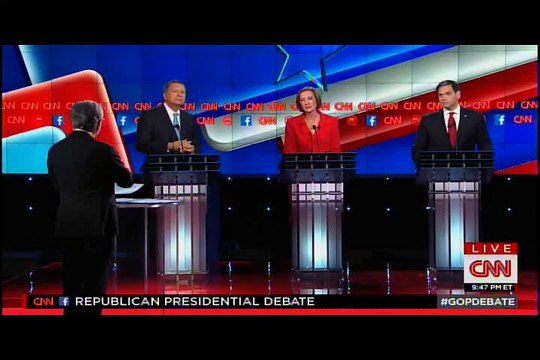 Carly Fiorina slaps 'first-term senator' Marco Rubio