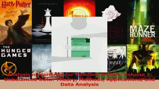 Download  Analysis of Variance for Random Models Volume 2 Unbalanced Data Theory Methods Ebook Online