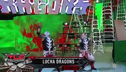 Lucha Dragons vs Usos vs New Day Ladder Match