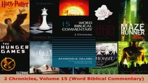 Read  2 Chronicles Volume 15 Word Biblical Commentary EBooks Online