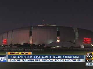 Homeland security preparing for Valley bowl game