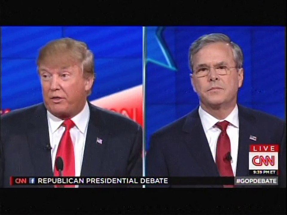 Trump-Bush fight