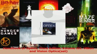 Read  Handbook of Optics Third Edition Volume III Vision and Vision Opticsset Ebook Free