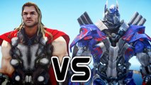 THOR VS OPTIMUS PRIME (Transformers) - EPIC BATTLE