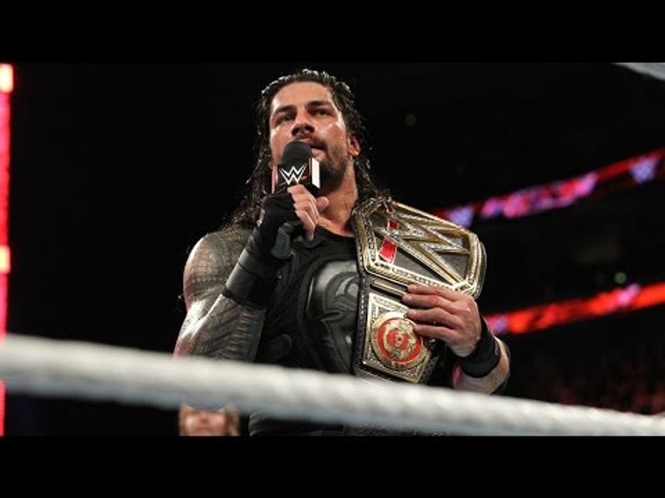 Off-air׃ Roman Reigns opens up about his WWE World Heavyweight Title win