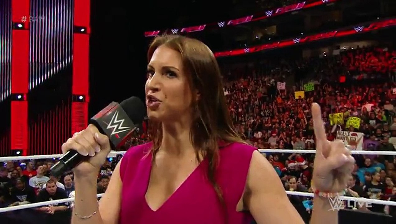 Stephanie McMahon [Slapped] Roman Reigns, She is furious with Roman Reigns- HD Raw, December 14, 2015
