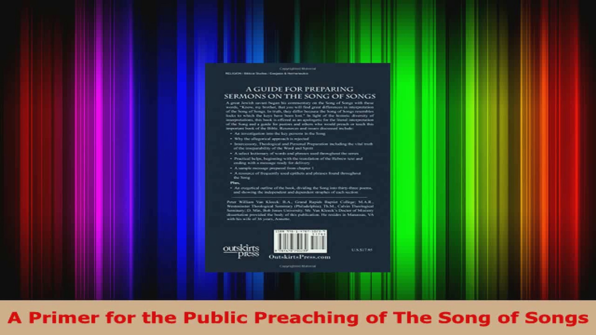 Read  A Primer for the Public Preaching of The Song of Songs EBooks Online