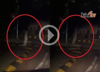 Video 'pocong melompat' sebenarnya hanya...