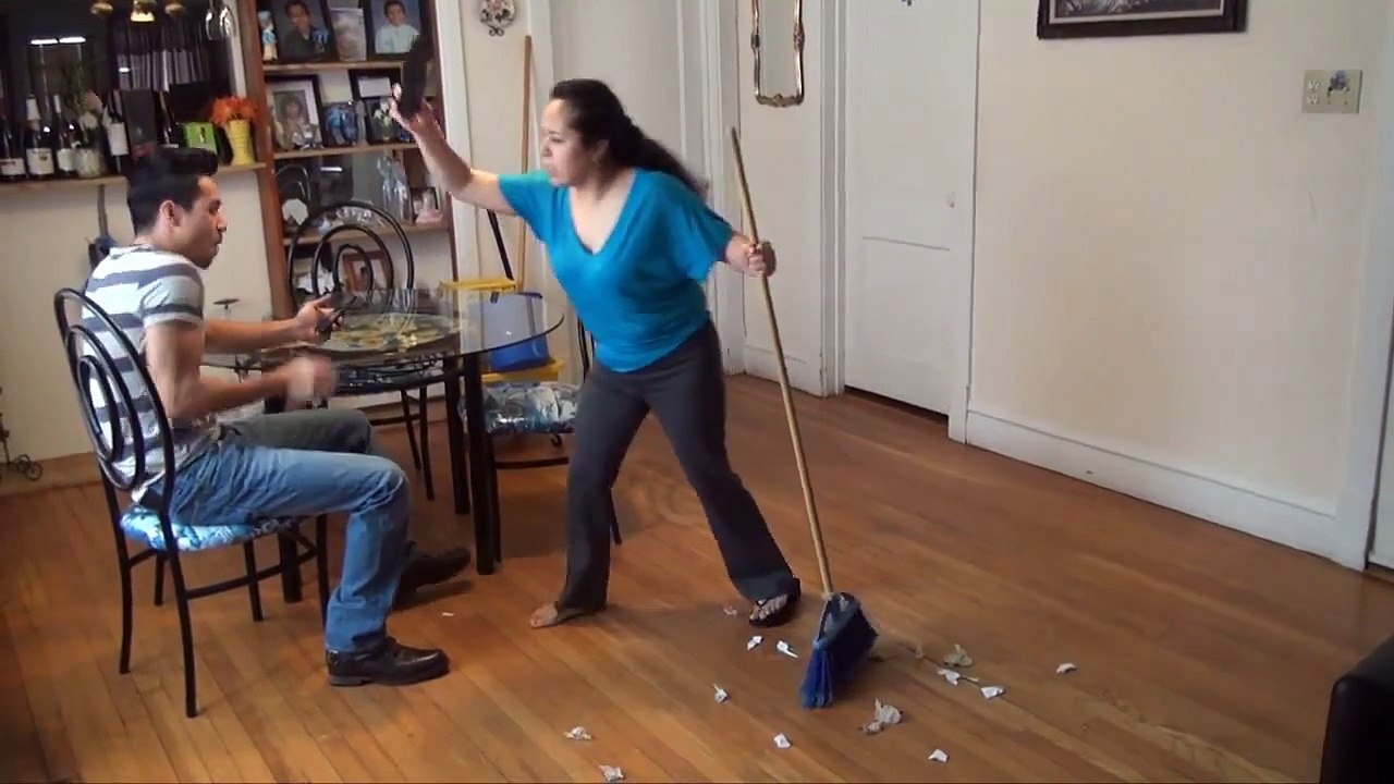 Mexican mom and her chancla