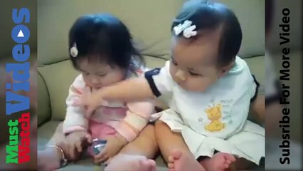 Cute Babies Fighting With Eachother