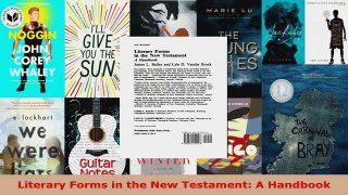 Read  Literary Forms in the New Testament A Handbook Ebook Free