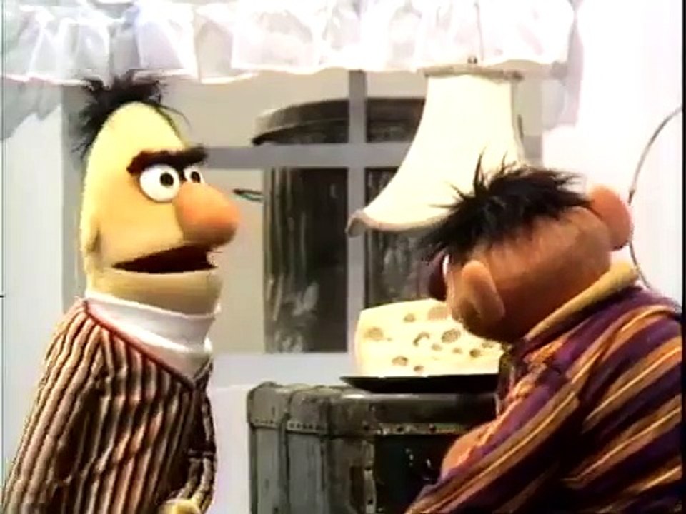 Classic Sesame Street Ernie & Bert Swiss Cheese