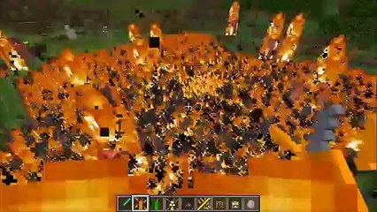Minecraft_ DESTRUCTION (INSTA KILL GUN, INSANE DYNAMITE, & NUCLEAR BOMB!) Mod Showcase
