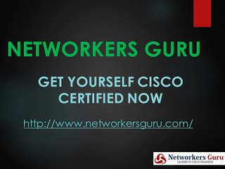 Get yourself CISCO certified now