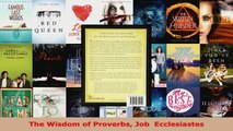 Download  The Wisdom of Proverbs Job  Ecclesiastes PDF Free