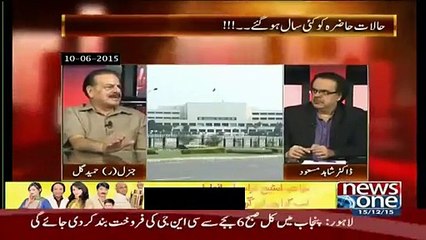 Live With Dr  Shahid Masood on News One 15th December 2015