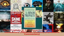 Read  Minor Prophets V 3 An Exegetical and Expository Commentary Zephaniahmalachi Ebook Free