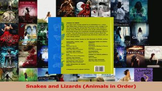 PDF Download  Snakes and Lizards Animals in Order Download Full Ebook