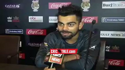 Kohli  Message for PSL Team Karachi Kings