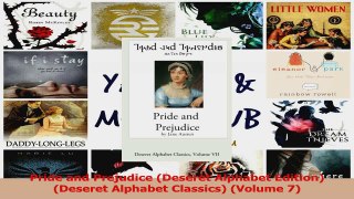Read  Pride and Prejudice Deseret Alphabet Edition Deseret Alphabet Classics Volume 7 Ebook Online