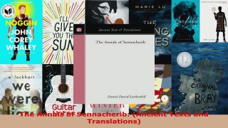 Read  The Annals of Sennacherib Ancient Texts and Translations Ebook Free