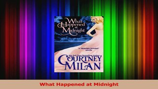 Read  What Happened at Midnight Ebook Free