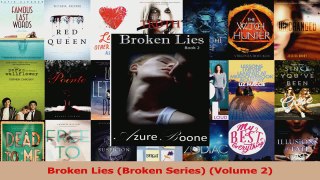 Read  Broken Lies Broken Series Volume 2 Ebook Free