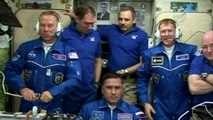 Tim Peake makes his first call home from the ISS