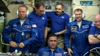 Tim Peake makes his first call home from the ISS
