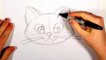 How To Draw A Cute Kitten Face Tabby Cat Face Drawing CC