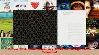 PDF Download  Zoom TPU Contemporary Interior Design from Istanbul Read Online