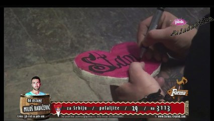 Фарма 6/Кристијан направио срце само за Станију