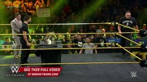Finn Bálor and Samoa Joe sign the contract for TakeOver: London: WWE NXT, Nov. 25, 2015