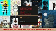 Read  Exegetical Dictionary of the New Testament Vol 3 EBooks Online