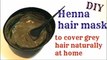 DIY Henna Hair mask to cover grey hair naturally at home