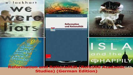 Reformation und Rationalität Refo500 Academic Studies German Edition PDF