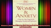 Women  Anxiety A StepbyStep Program for Managing Anxiety and Depression