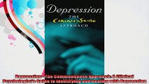 Depression  The CommonSense Approach A Clinical Psychologists Guide to Identifying and