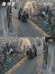 young girl uses martial arts in self Defense