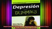 Depresion Para Dummies  Depression for Dummies Para Dummies Spanish Edition