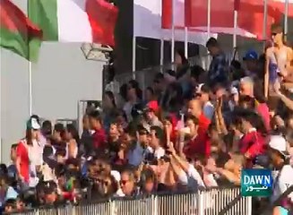 Dawn Urdu - دبئی ائیر شو میں پائلٹس اور ایتھلیٹس کے شاندار مظاہرے‬