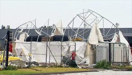 Tornade et violents orages à Sydney en Australie