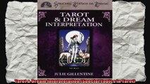 Tarot  Dream Interpretation Special Topics in Tarot