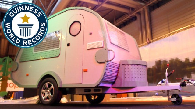 Caravane taille réelle en LEGO