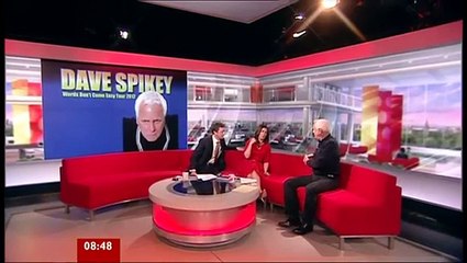 SUSANNA REID. BBC ONE Breakfast DAVE SPIKEY _ COMEDIAN