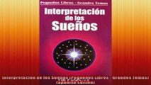 Interpretacion de los Suenos Pequenos Libros  Grandes Temas Spanish Edition