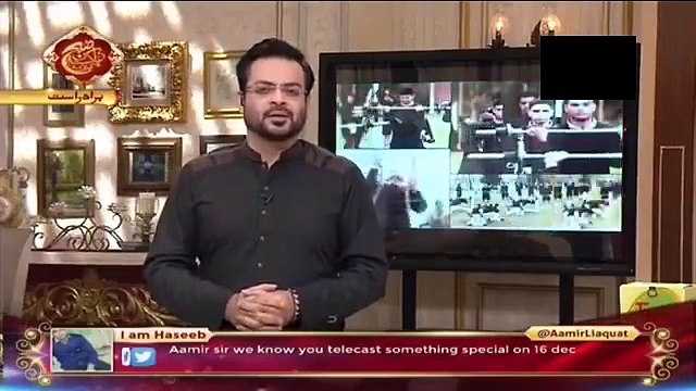 Aamir Liaqut bashes Geo Management for Having Anchors Reading News with APS Unif